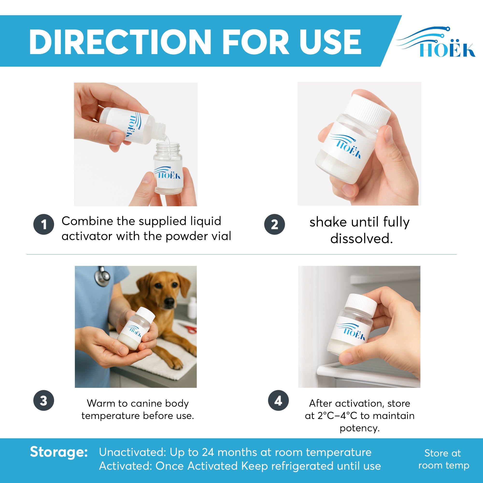 *NEW* CANĪNUS-EXT ™ 10XB (BINDER EXTENDER)™ >10 Day Canine Semen Extender 2-Stage Activator Extender 20 mL